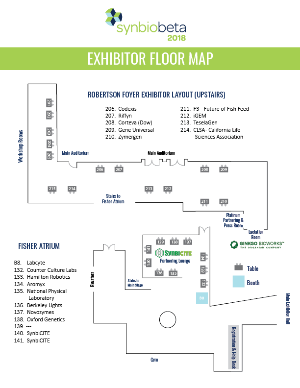 exhibitor floor map